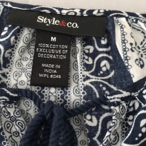 Style & Co tunic style blouse - Picture 5 of 6